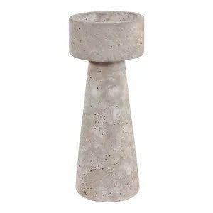 10" Tapered Concrete Candle Holder
