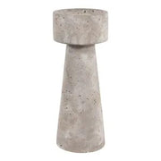12" Tapered Concrete Candle Holder
