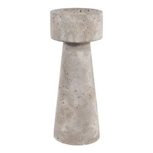 12" Tapered Concrete Candle Holder
