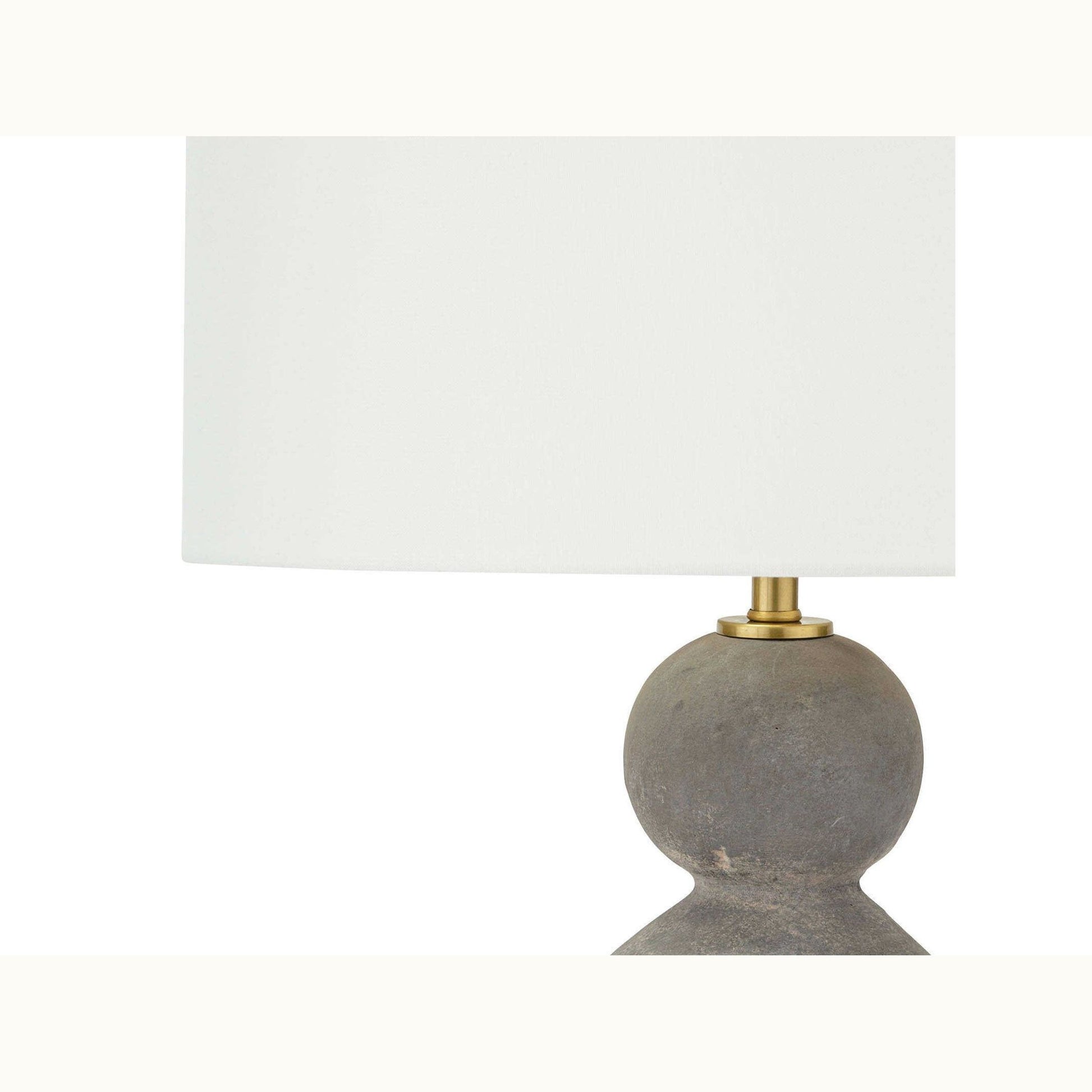 Brown Ceramic Playa Table Lamp