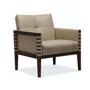 Carverdale Leather Club Chair, Maddie Taupe