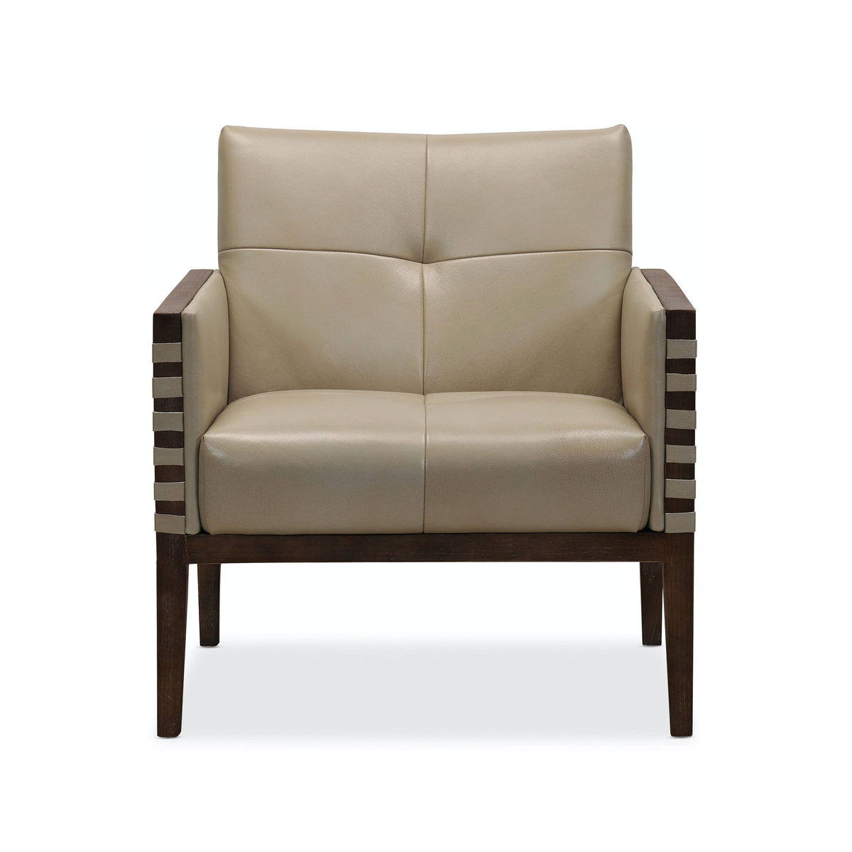 Carverdale Leather Club Chair, Maddie Taupe