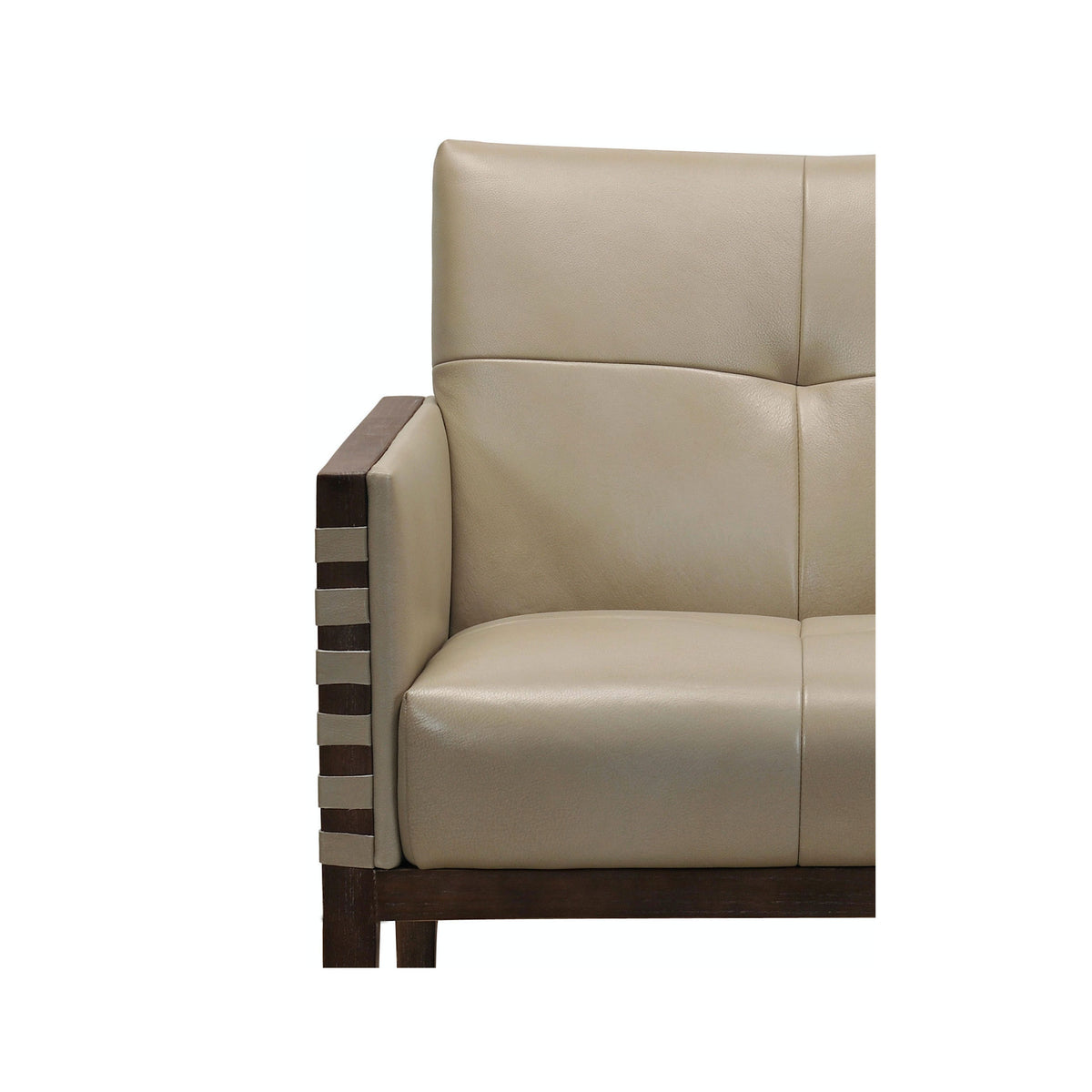 Carverdale Leather Club Chair, Maddie Taupe