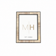 5x7 Beige Horn Picture Frame