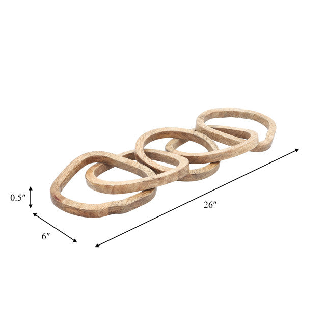 26" 5-link Wood Chains