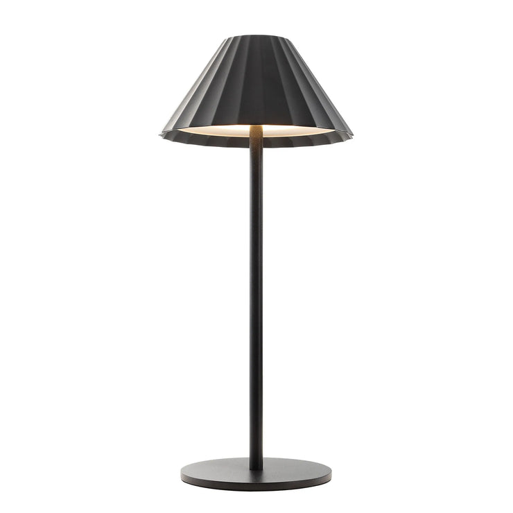 Black Metal Touch Table Lamp