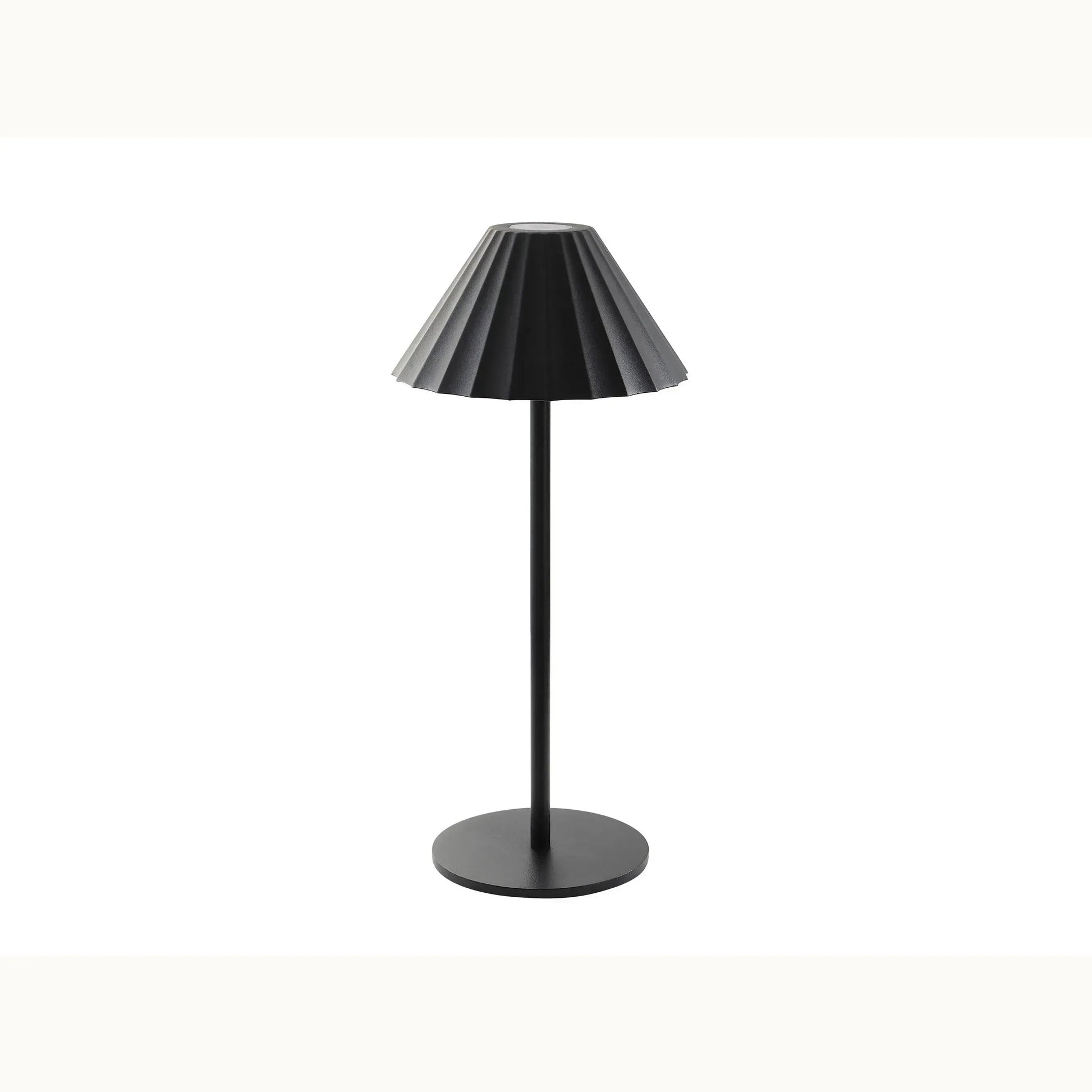 Black Metal Touch Table Lamp