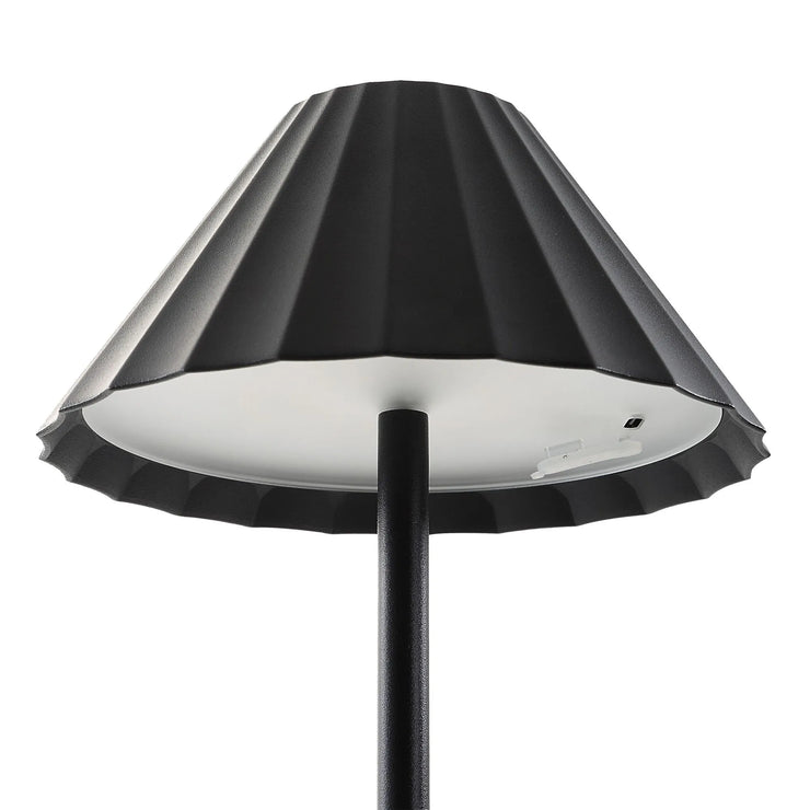 Black Metal Touch Table Lamp