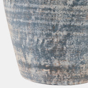 Blue/White Terracotta Vase