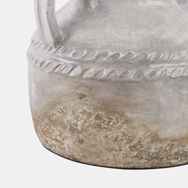 Glass and Terracotta 12" Triple Handle Jug