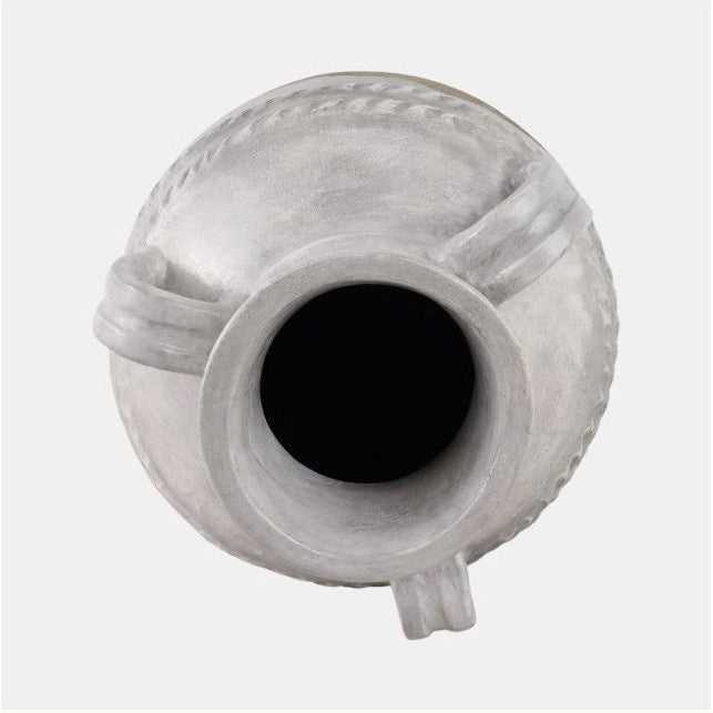 Glass and Terracotta 12" Triple Handle Jug
