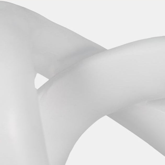 White Sculpted Knot