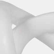 White Sculpted Knot