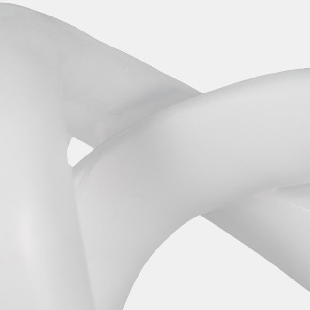 White Sculpted Knot