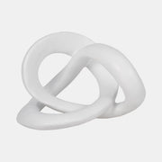 White Sculpted Knot