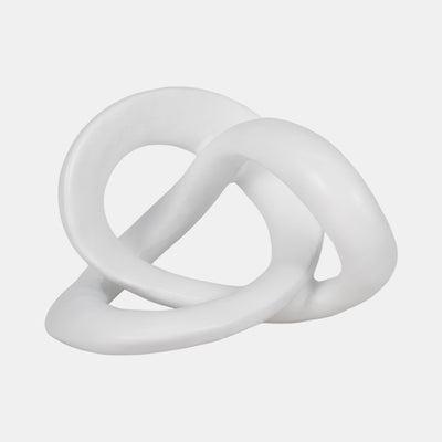 White Sculpted Knot