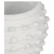 White Woven Knot Planter