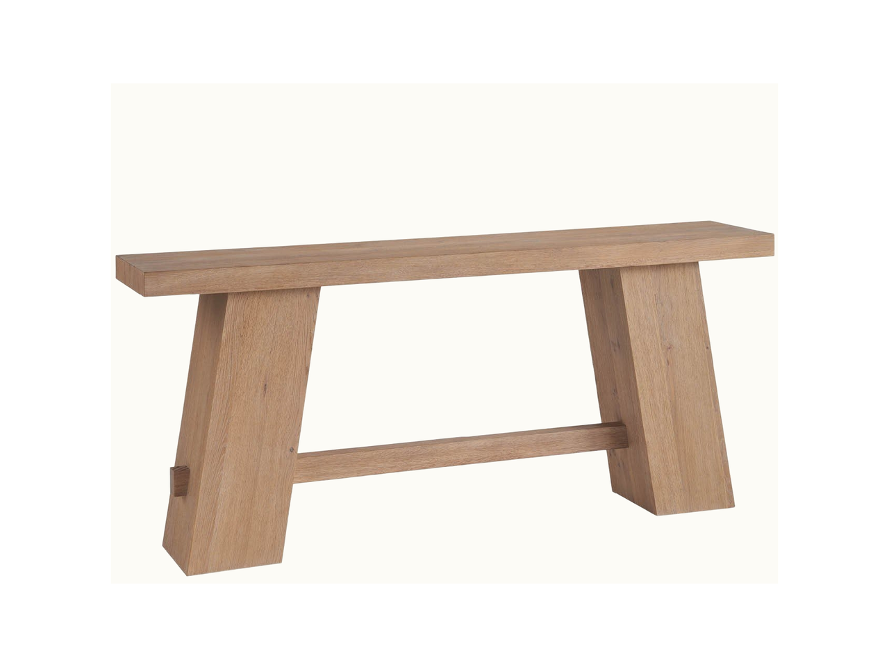 76" Angled Console Table