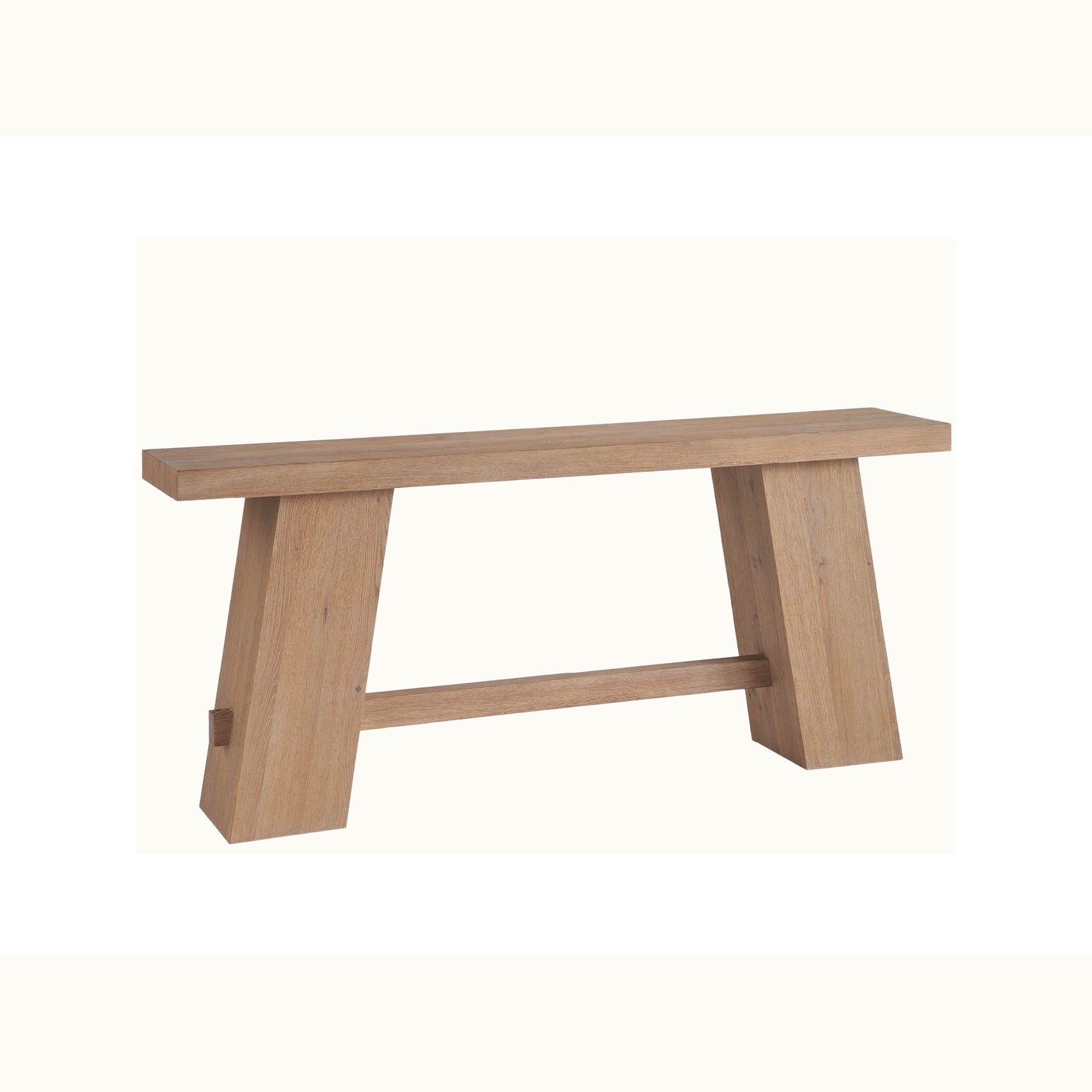 76" Angled Console Table