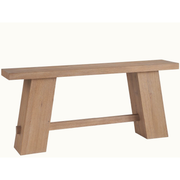 76" Angled Console Table