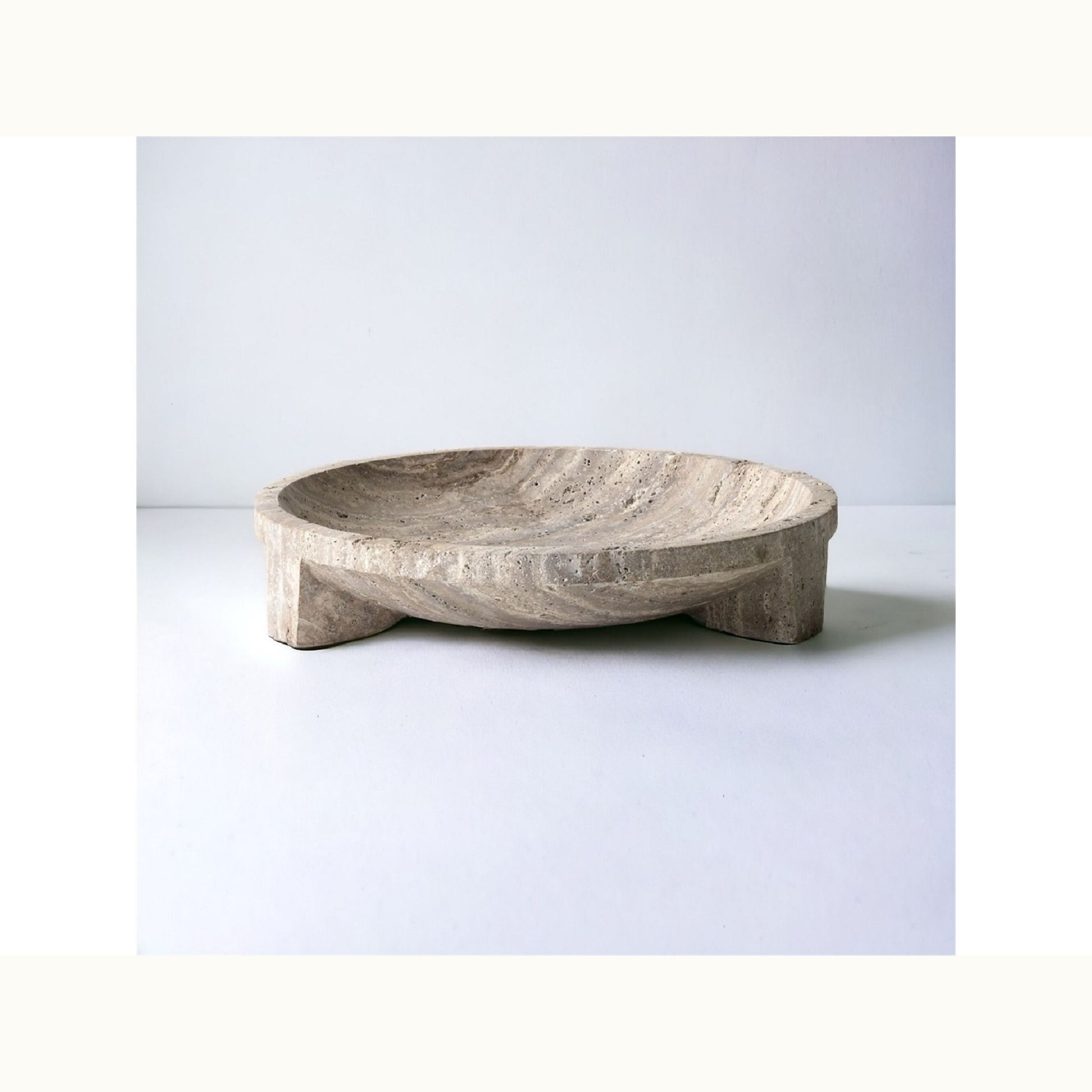 Travertine Small Bowl