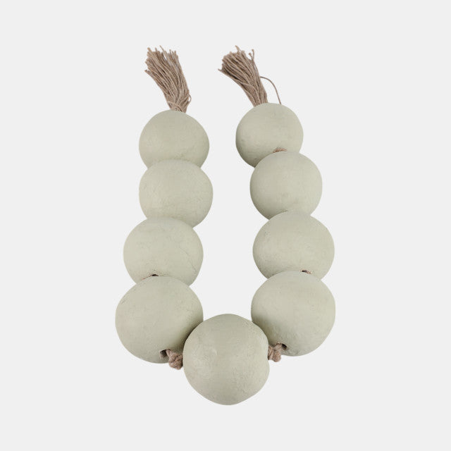 Sage Green Large Bead Garland