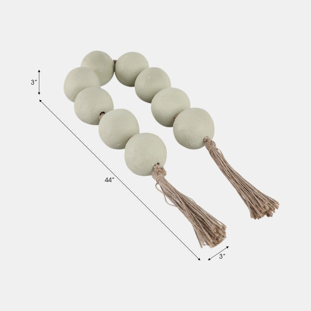 Sage Green Large Bead Garland