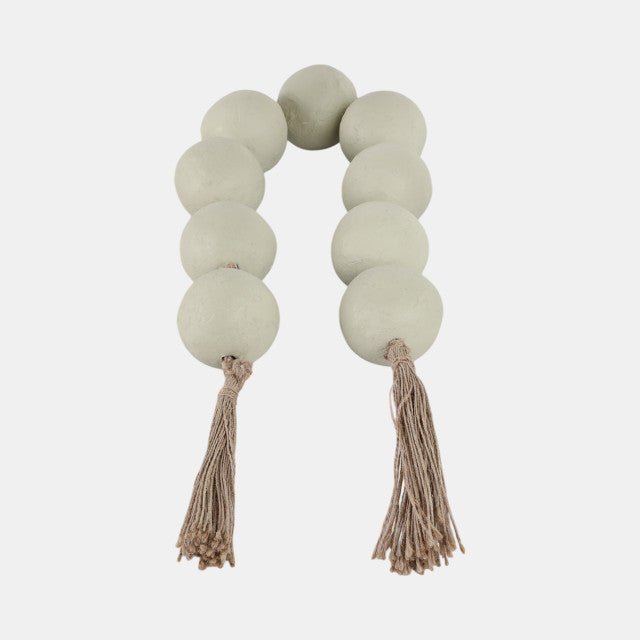 Sage Green Large Bead Garland