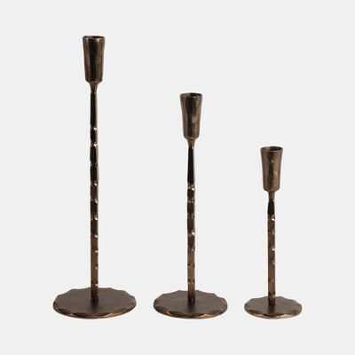 Forged Bronze Iron Taper Holder
