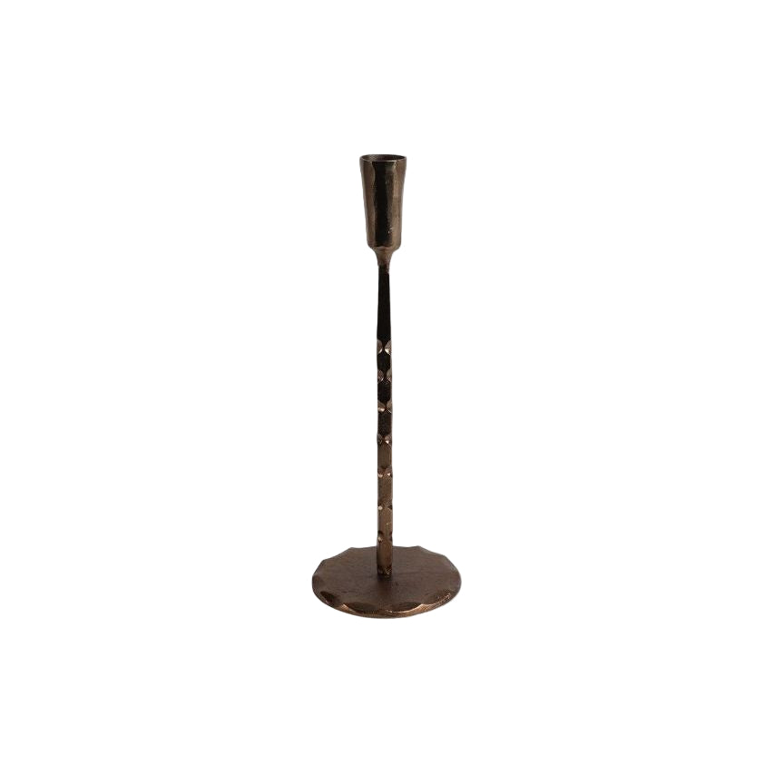 Forged Bronze Iron Taper Holder