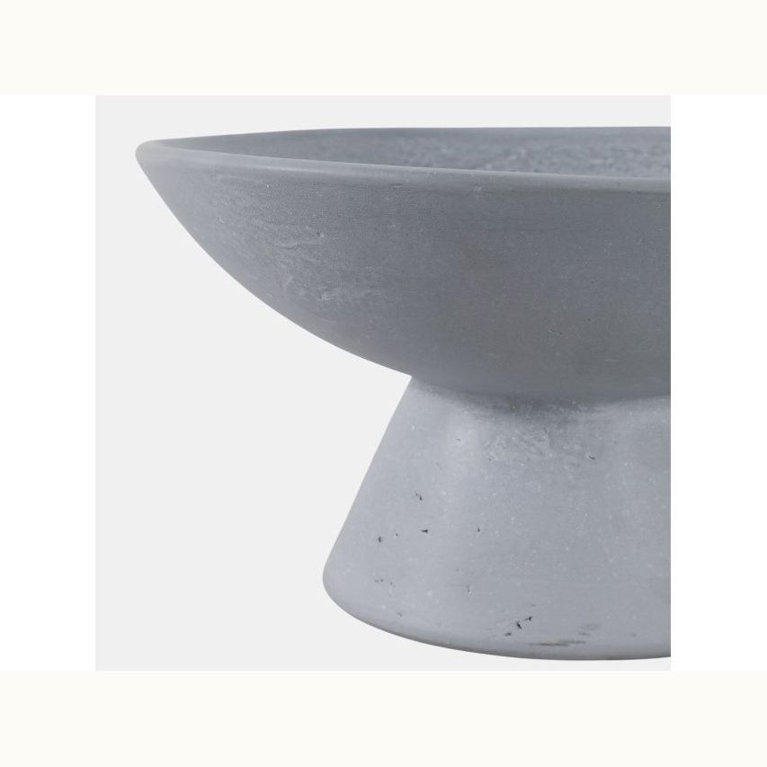 Blue Terracotta Pedestal Bowl