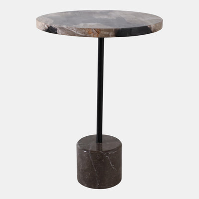 Petrified Wood Accent Table