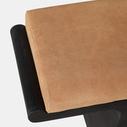 Suede Modern Bench
