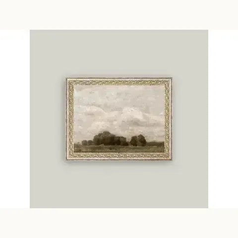 Tree & Cloud Landscape Framed Art