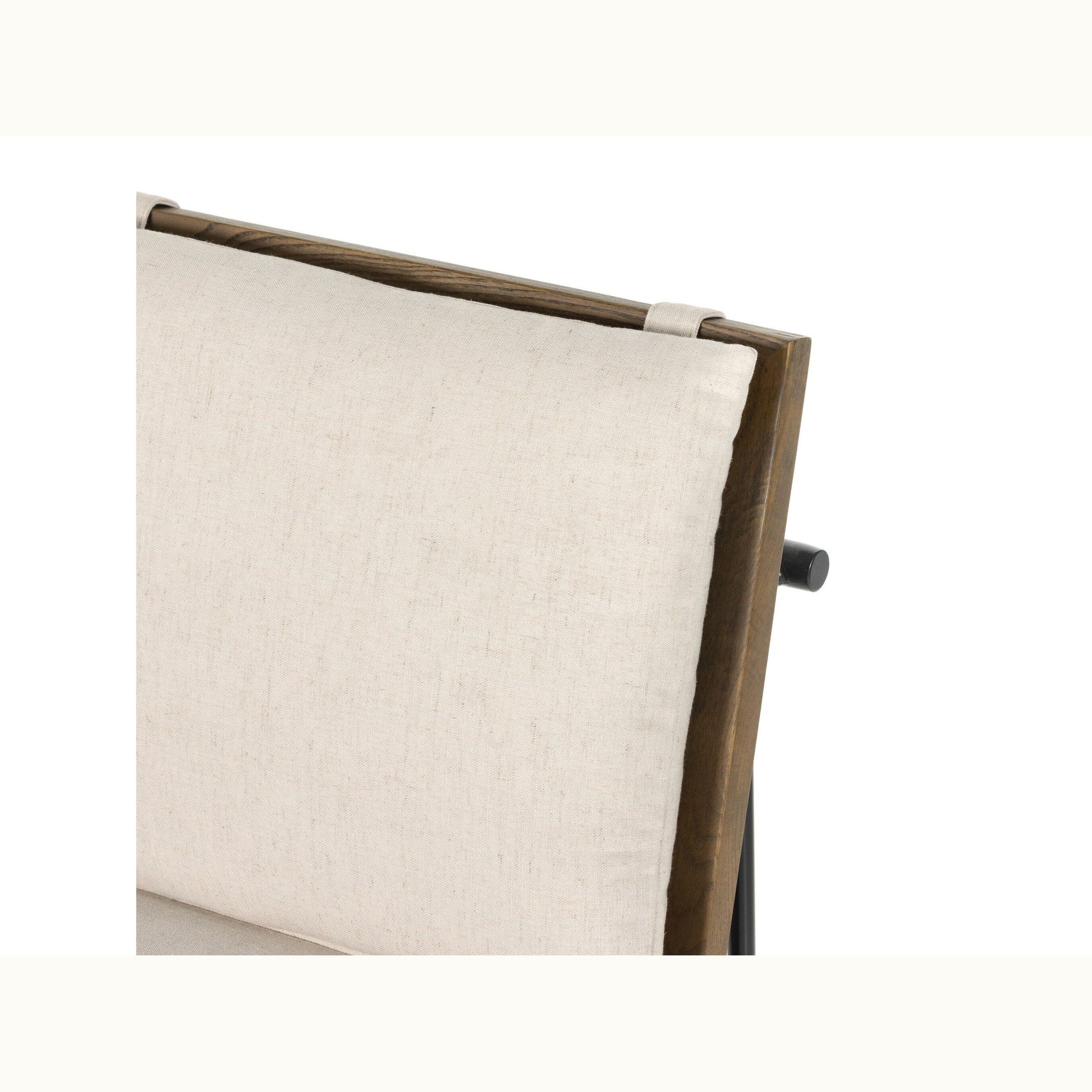 Iron Frame Stool with Pull Detail