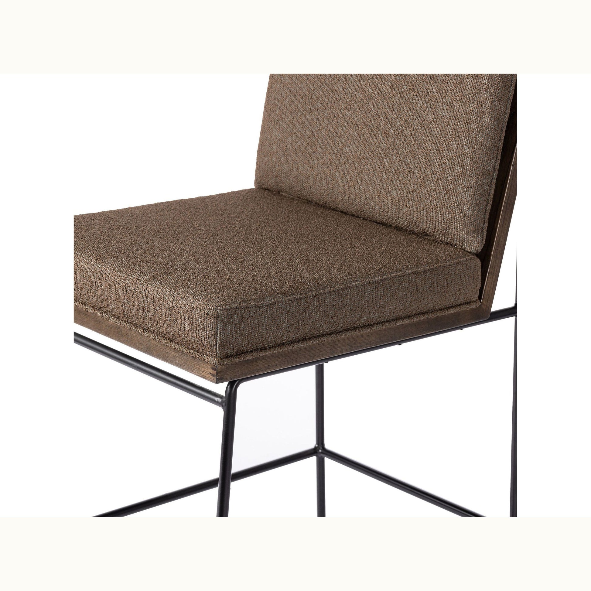 Iron Frame Stool with Pull Detail