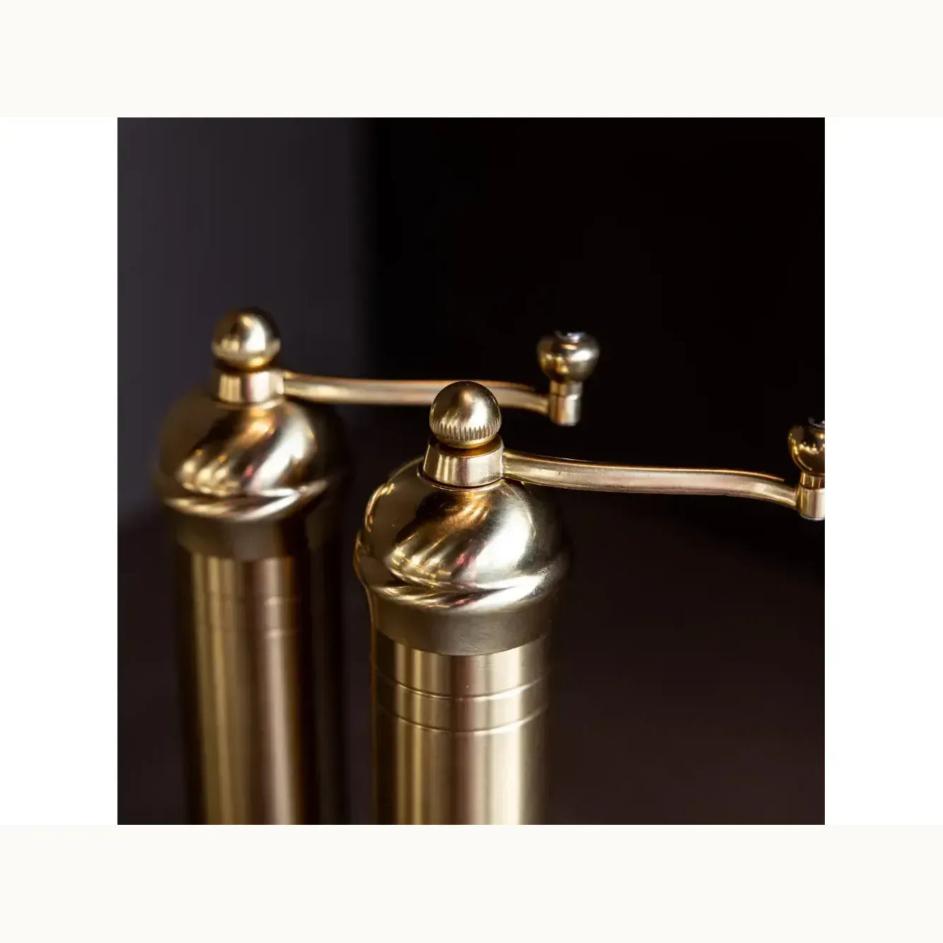 Brass 9" Salt and Pepper Grinders