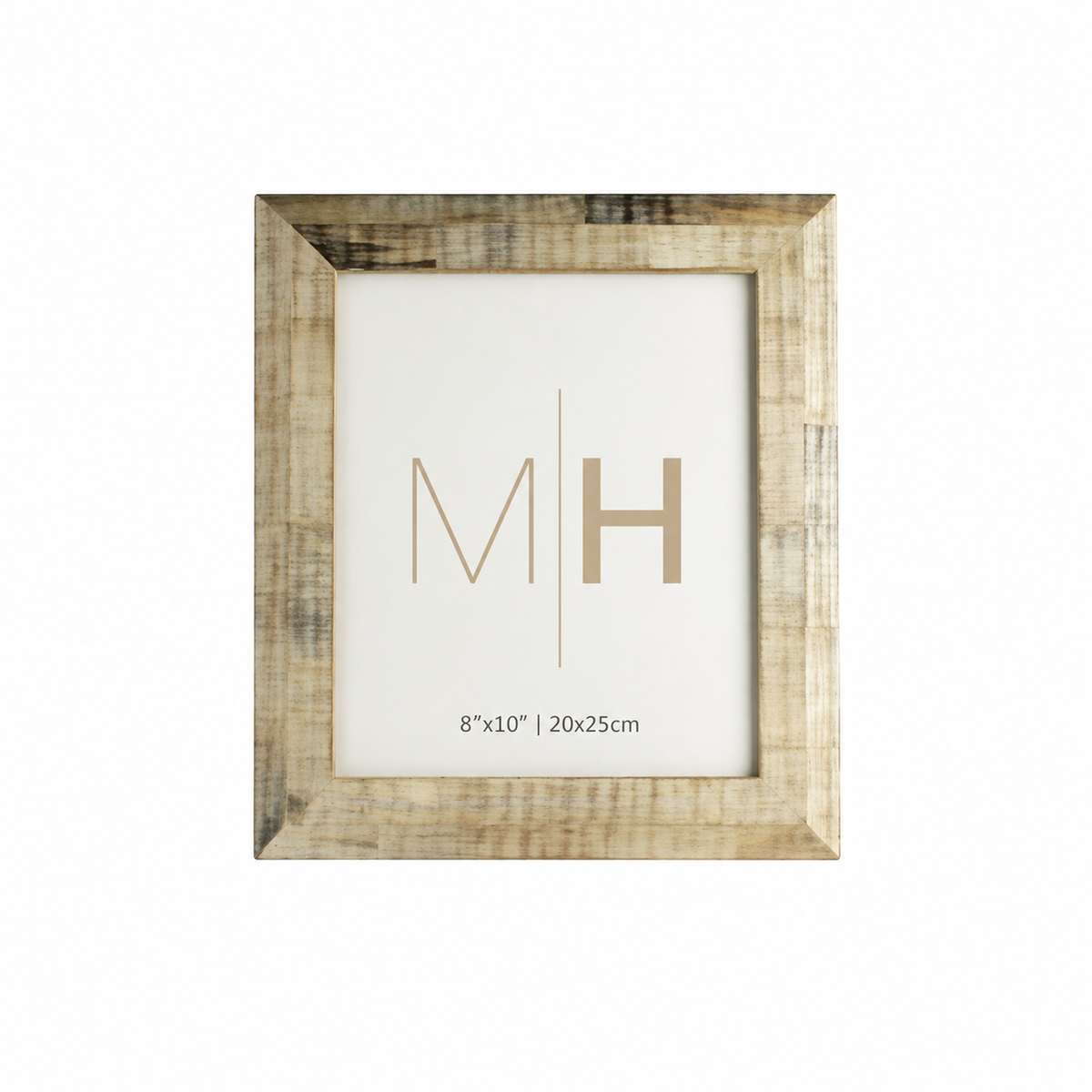 8x10 Light Grey Horn Picture Frame