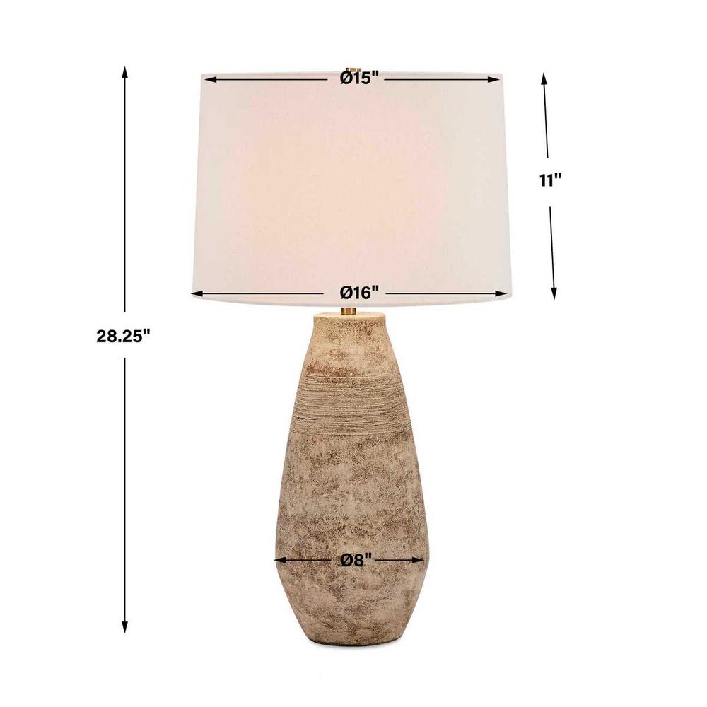 Rustic Ceramic Table Lamp