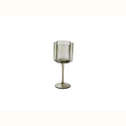 Green Floret Wine Glas