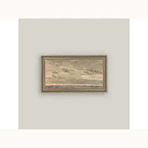 Sunset Sky Framed Antique Art