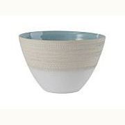 White & Cream Decorative Bowl
