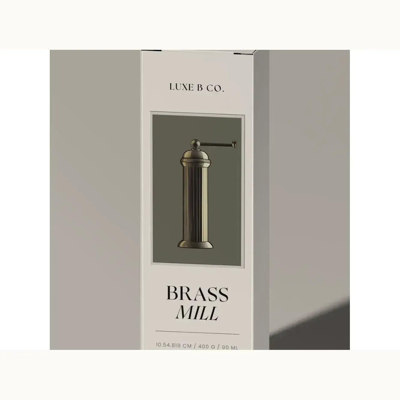 Brass 9" Salt and Pepper Grinders