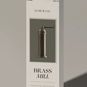Brass 9" Salt and Pepper Grinders