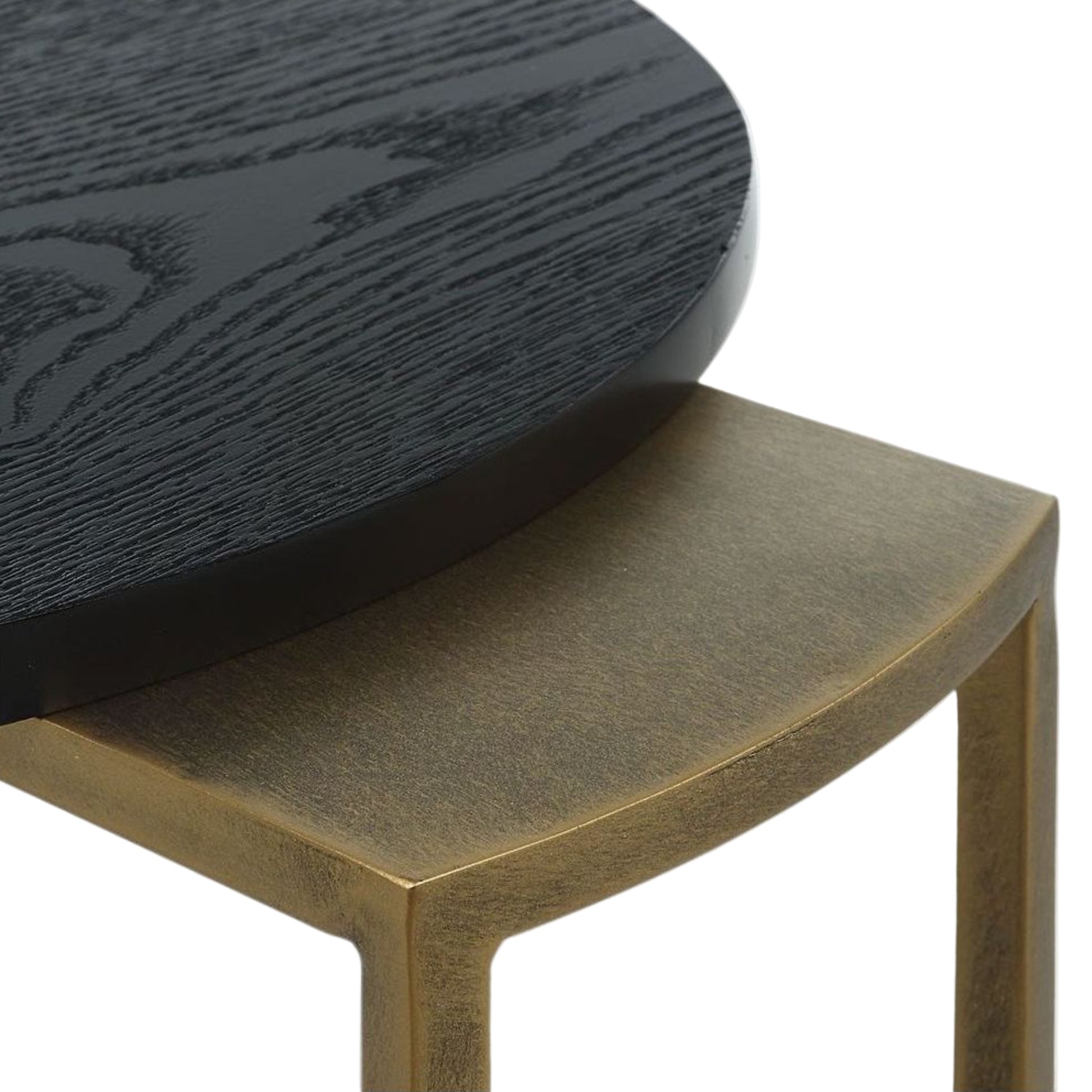 Antique Brass Nesting Tables