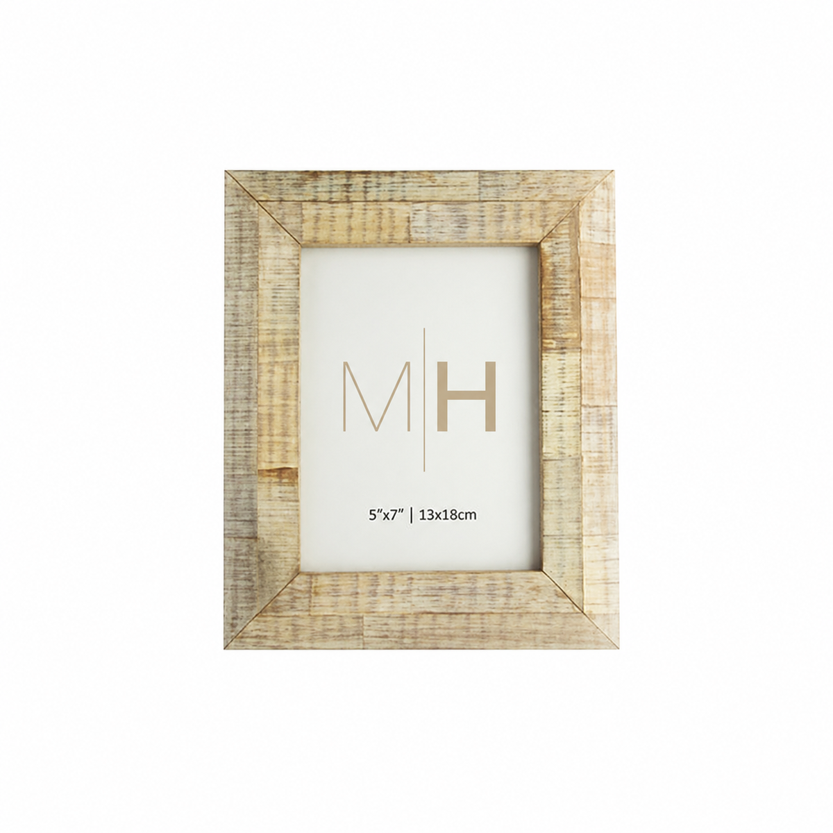 5x7 Light Grey Horn Picture Frame