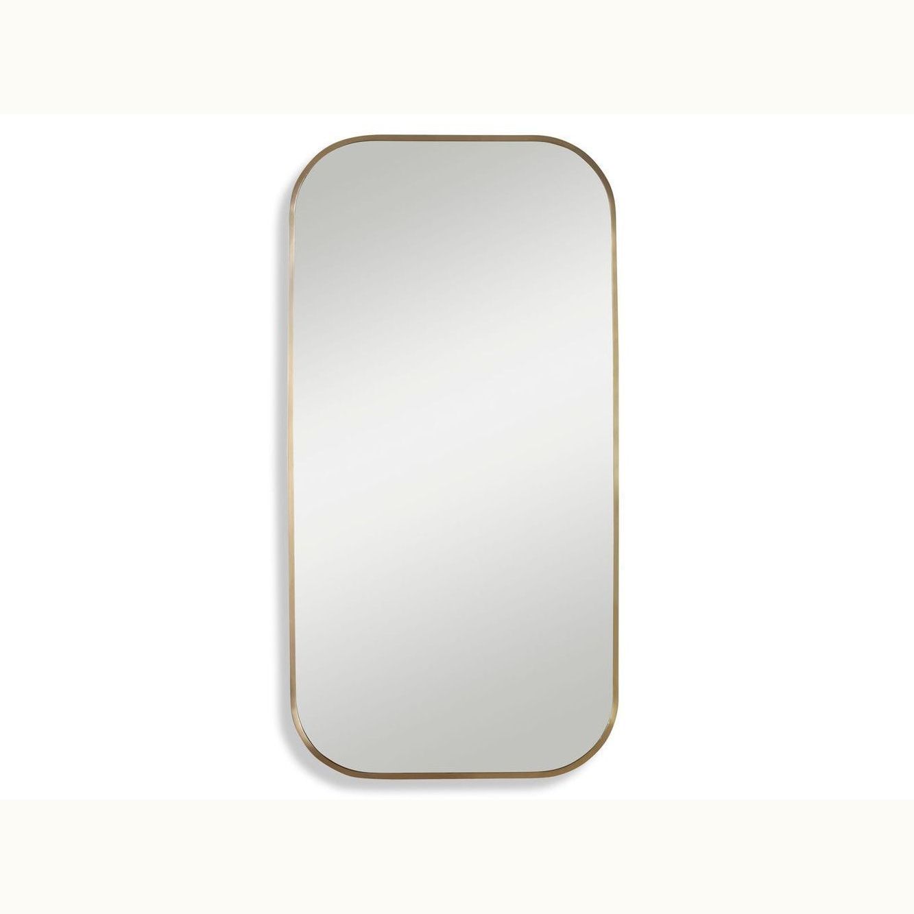 21" x 41" Brass Mirror