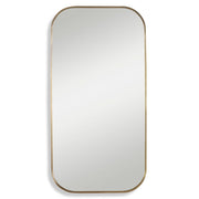 21" x 41" Brass Mirror