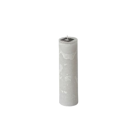 Linen Small Pillar Candle