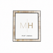 8x10 Beige Horn Picture Frame